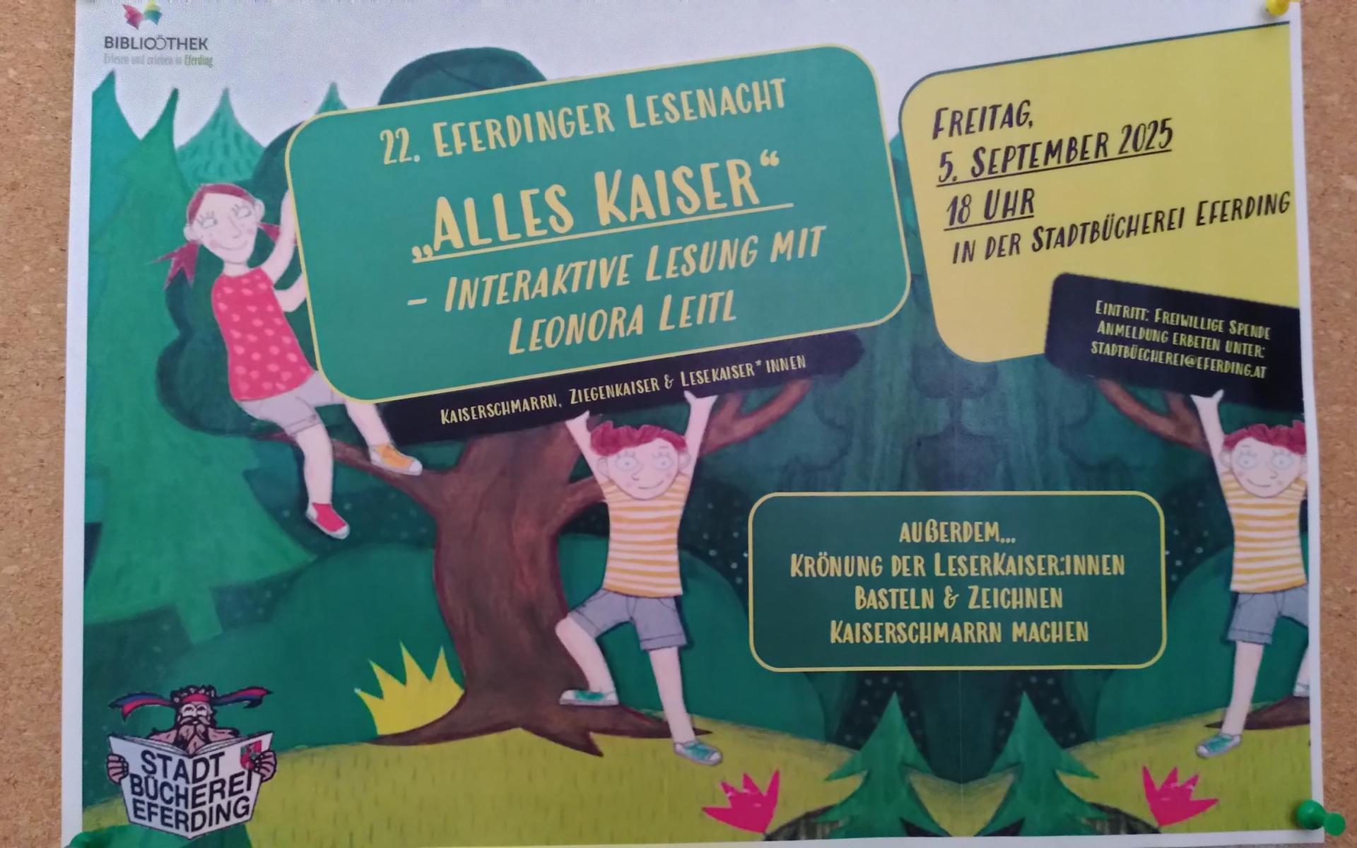 22. Lesenacht mit Leonora Leitl