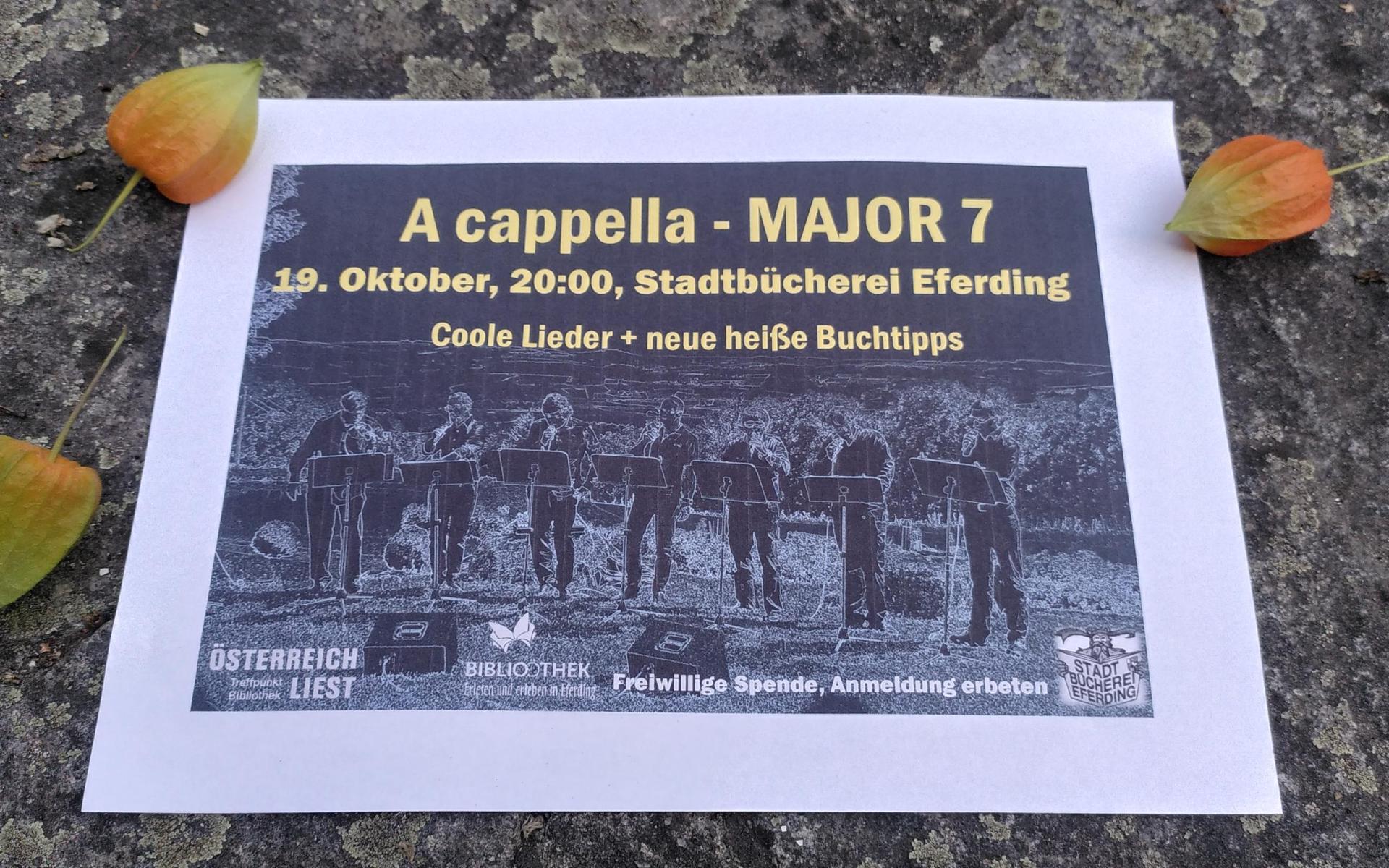 a cappella Major 7 Konzert