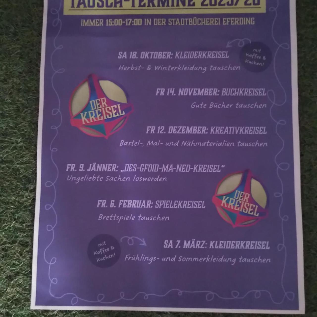 Tauschkreiseltermine 2025/2026