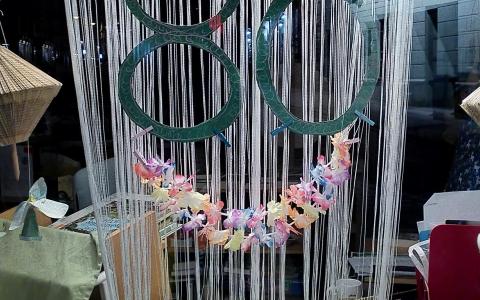 Schaufenster 80. Geburtstag der Stadtbücherei